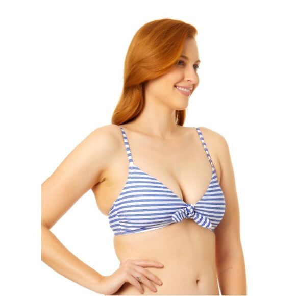 Women’s Tie Front Bralette Swim Top Swimsuit Bathing Suit Bikini Size XL - Picture 5 of 6